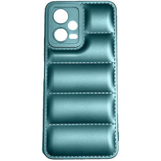 Puffer Back Cover Μεταλλικό Πρασινο (Redmi Note 12 4G)