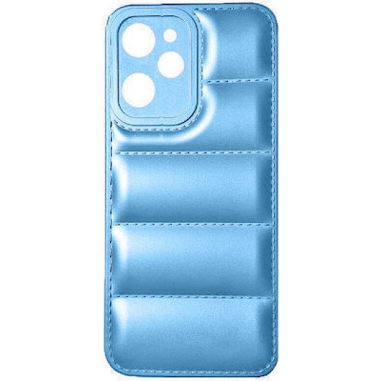 Puffer Back Cover Μεταλλικό Γαλάζιο (Redmi Note 12 4G)