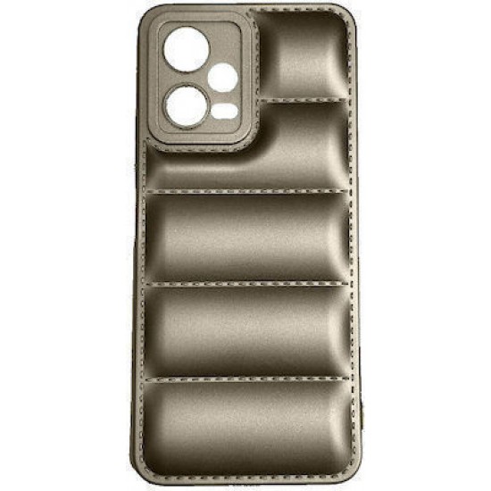 Puffer Back Cover Μεταλλικό Χρυσο (Redmi Note 12 4G)