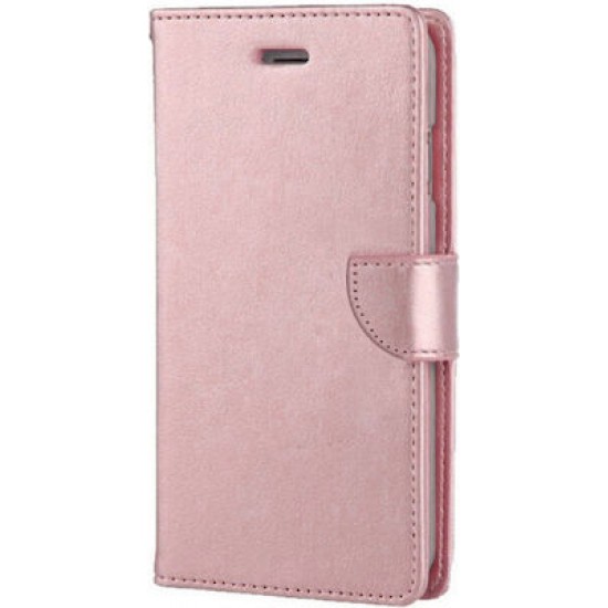 Θήκη Βιβλίου Xiaomi Redmi Note 12 / Poco X5 Χρυσο Ροζ