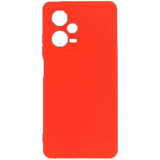 Matt Back Cover Σιλικόνης Κοκκινο (Redmi Note 12 5G)