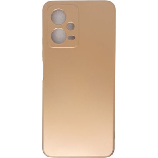Back Cover Σιλικόνης Χρυσο (Redmi Note 12 5G)