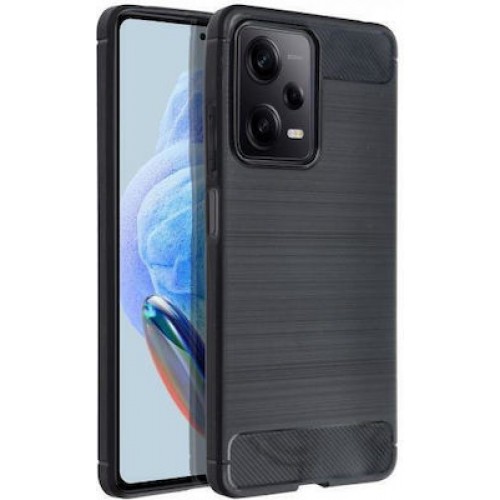 Forcell Carbon Back Cover Μαύρο (Redmi Note 12 Pro 5G)