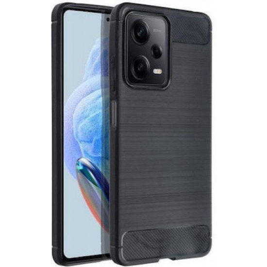 Forcell Carbon Back Cover Μαύρο (Redmi Note 12 Pro 5G)