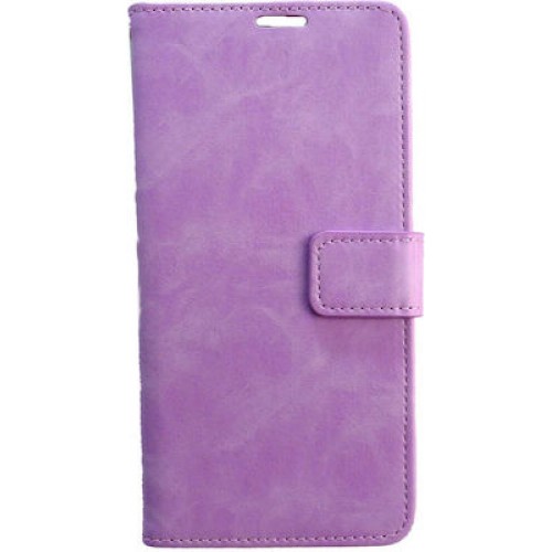 Book Δερμάτινο Μωβ (Xiaomi Redmi 12c)