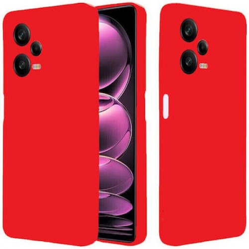 Back Cover Σιλικόνης Κοκκινο (Redmi Note 12 Pro 5G)