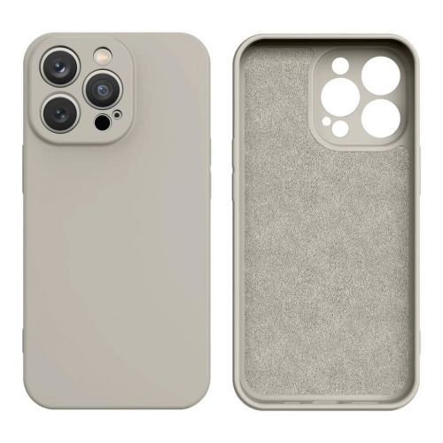 Hurtel Back Cover Σιλικόνης Μπεζ (iPhone 14 Pro Max)