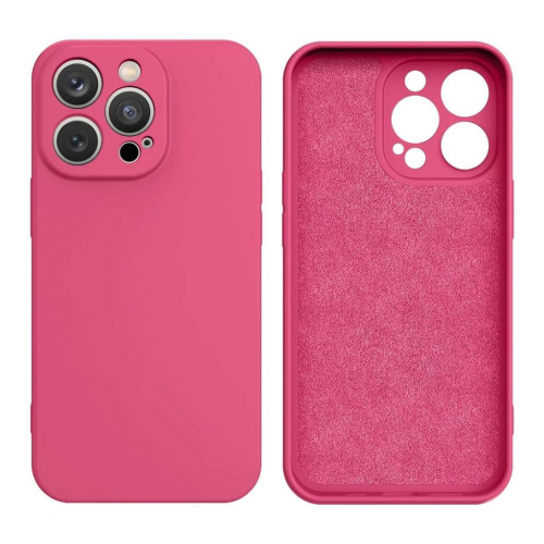 Hurtel Silicone Back Cover Φούξια (iPhone 14 Pro Max)