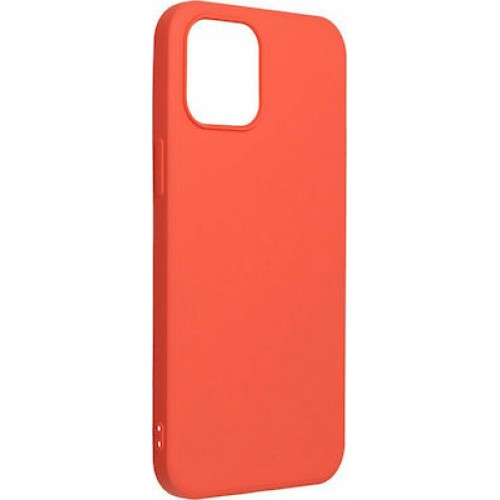 Forcell Lite Back Cover Σιλικόνης Κοκκινο (iPhone 12 / 12 Pro)