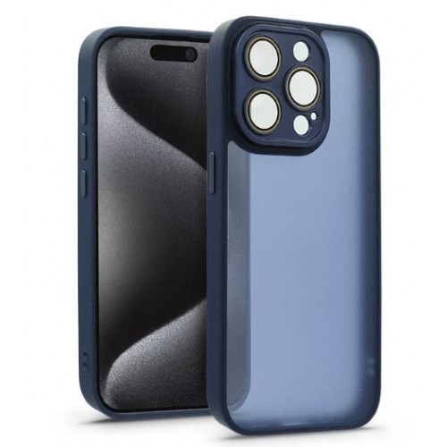 Back Cover Tempered Glass Μπλε (iPhone 15 Pro) Back Cover Tempered Glass Μπλε (iPhone 15 Pro)