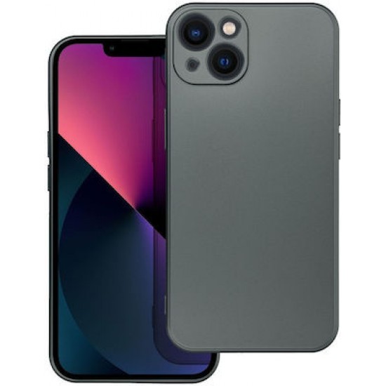 Forcell Metallic Back Cover Μεταλλική / Σιλικόνης Γκρι (iPhone 13 / 14)