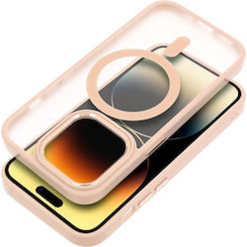 Matte Mag Cover Back Cover Ροζ (iPhone 15 Pro)