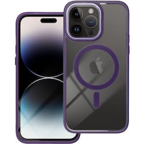 Color Edge Mag Cover Back Cover Μωβ (iPhone 15 Pro Max)