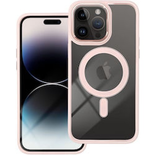 Color Edge Mag Cover Back Cover Ροζ (iPhone 15 Pro Max)