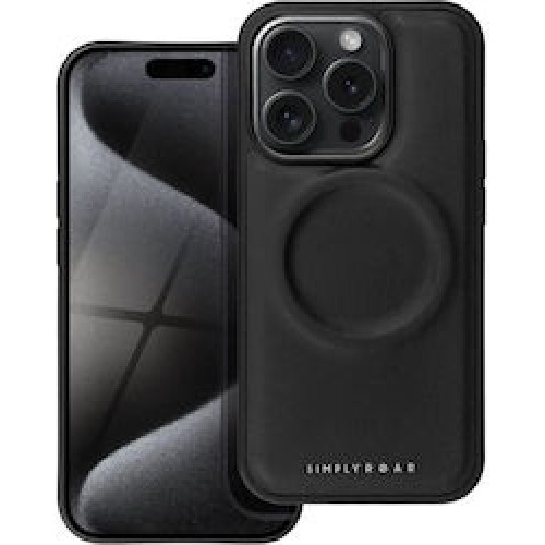 Roar Back Cover Δερματίνης Μαυρο (iPhone 15 Pro Max)