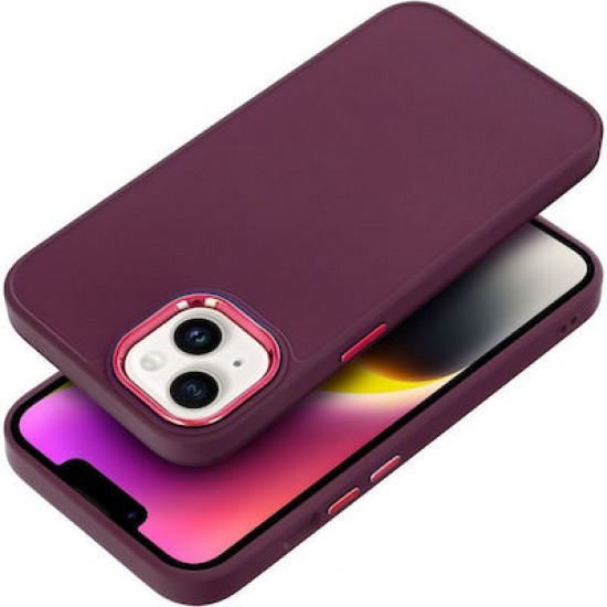 Frame Back Cover Μωβ (iPhone 14/15)