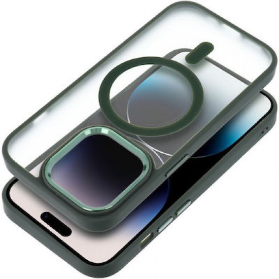 Color Edge Mag Cover Back Cover Πρασινο (iPhone 15)