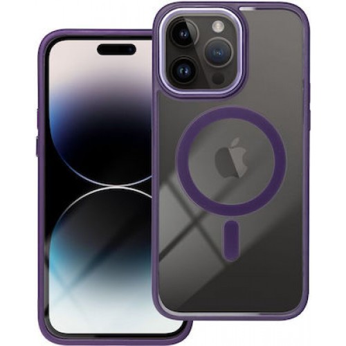 Color Edge Mag Cover Back Cover Μωβ (iPhone 15)