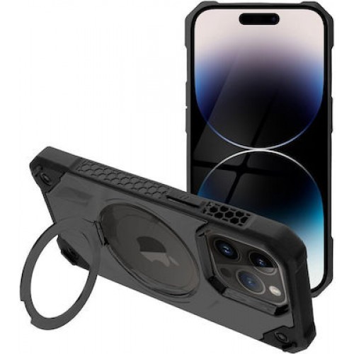 Mag Cover Back Cover Ανθεκτική Μαυρο (iPhone 15)