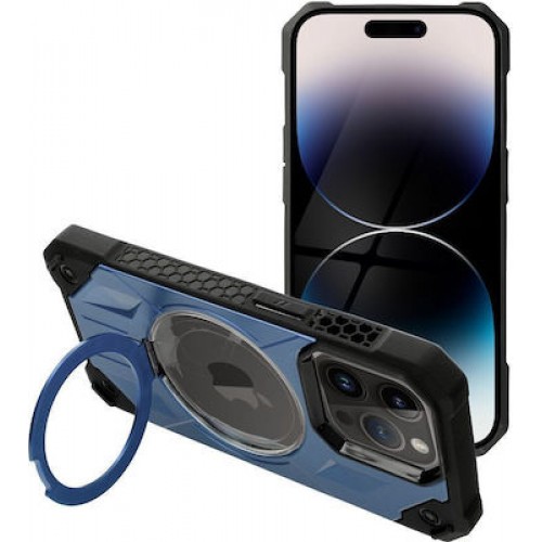 Mag Cover Back Cover Ανθεκτική Μπλε (iPhone 14/15)