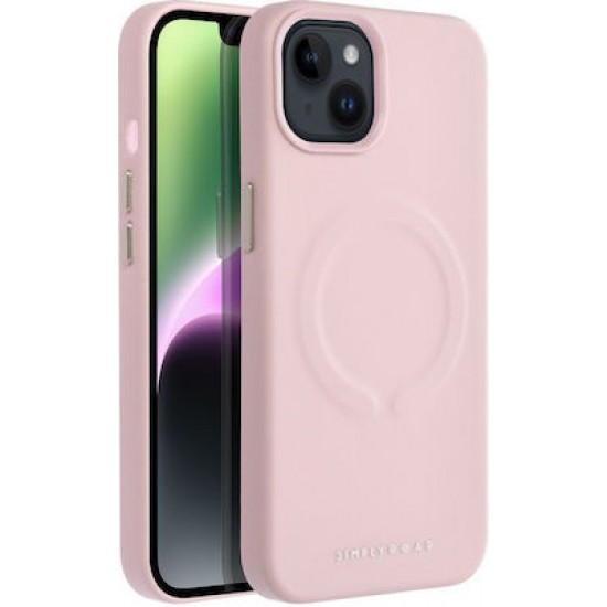 Roar Back Cover Δερμάτινο Φούξια (iPhone 15)