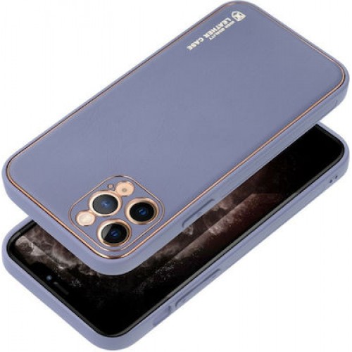 Back Cover Δερμάτινο Μπλε (iPhone 14/15)