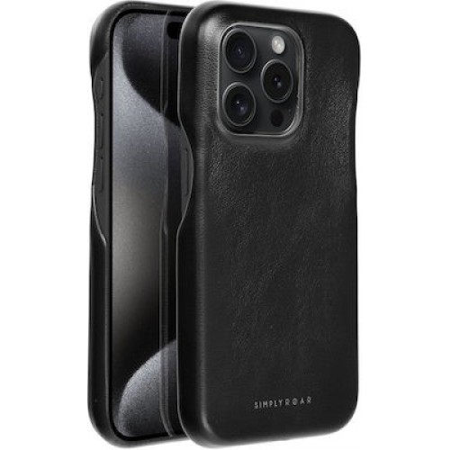 Roar Look Δερματίνης Μαύρο (iPhone 15)