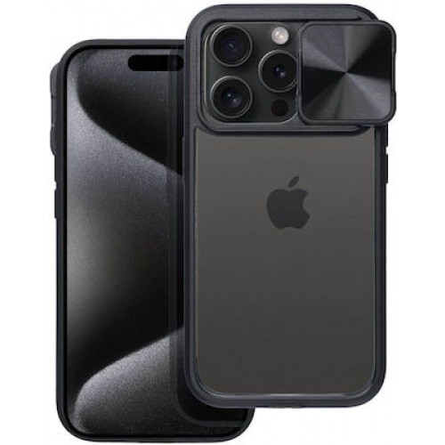 Slider Back Cover Μαύρο (iPhone 14/15)