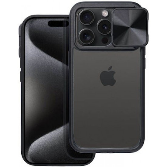 Slider Back Cover Μαύρο (iPhone 14/15)