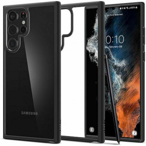 Spigen Ultra Hybrid Back Cover Πλαστικό / Σιλικόνης Matte Black (Galaxy S22 Ultra 5G)