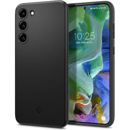 Spigen Thin Fit Back Cover Πλαστικό Μαύρο (Galaxy S23 Plus)