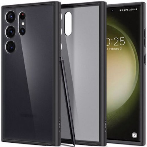 Spigen Ultra Hybrid Back Cover Σιλικόνης Frost Black (Galaxy S23 Ultra)