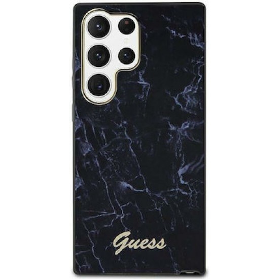 Guess Back Cover Πλαστικό Black / Black (Galaxy S23 Ultra)