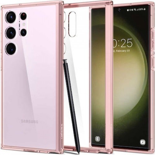 Spigen Ultra Hybrid Back Cover Πλαστικό / Σιλικόνης Rose Crystal (Galaxy S23 Ultra)