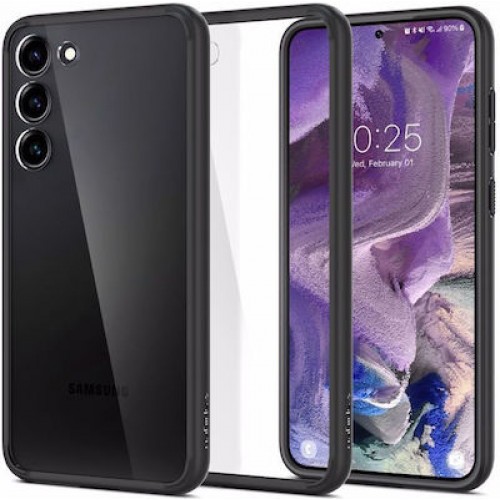 Spigen Ultra Hybrid Back Cover Πλαστικό / Σιλικόνης Matte Black (Galaxy S23)