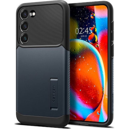 Spigen Slim Armor Back Cover Πλαστικό / Σιλικόνης Metal Slate (Galaxy S23)
