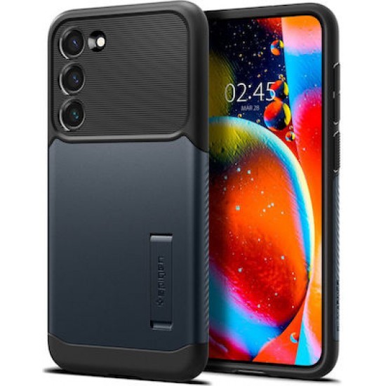 Spigen Slim Armor Back Cover Πλαστικό / Σιλικόνης Metal Slate (Galaxy S23)
