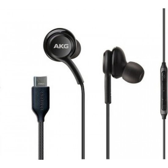 HandsFree Stereo Samsung EO-IG955 Bulk (Type C) by AKG - Μαυρο