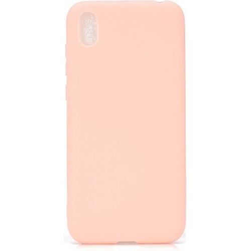 Back Cover Σιλικόνης Ροζ (Huawei Y5 2019)