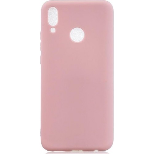 Soft Touch Back Cover Σιλικόνης Ροζ (Honor 8X)