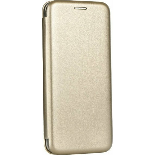 Forcell Elegance Book Δερματίνης Χρυσό (Huawei Y6p)