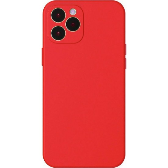 Baseus Liquid Silica Gel Back Cover Σιλικόνης Κόκκινο (iPhone 12 Pro Max)