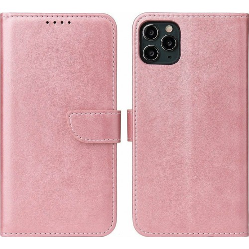 Hurtel Magnet Elegant Book Δερματίνης Ροζ (iPhone 11 Pro Max)
