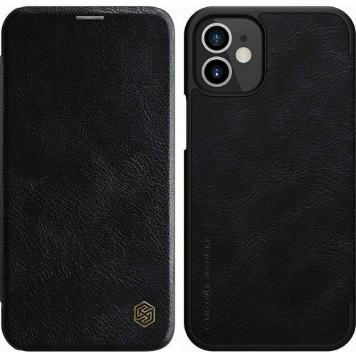 Nillkin Qin Leather Book Black (iPhone 12 / 12 Pro)