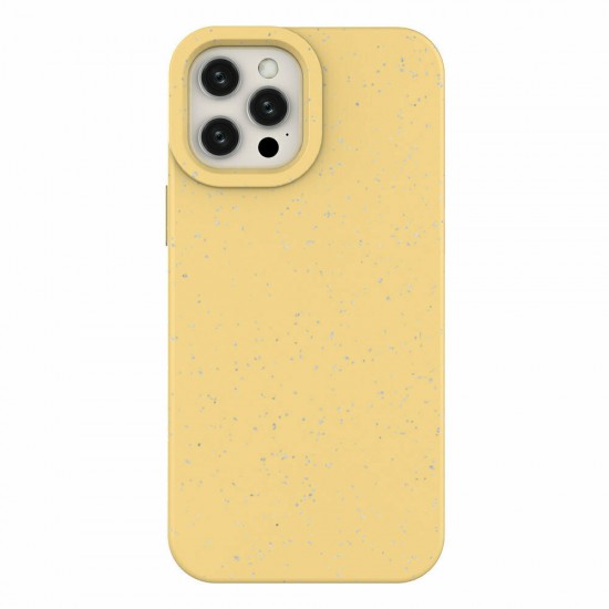 Hurtel Eco Back Cover Συνθετική Κίτρινο (iPhone 12 Pro Max)