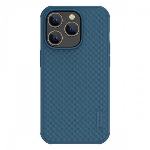 Nillkin Super Frosted Pro (Without Logo Cut) Back Cover Σιλικόνης Μπλε (iPhone 14 Pro)