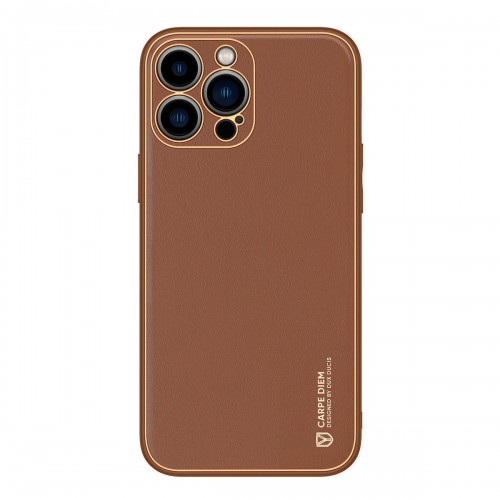 Dux Ducis Yolo Back Cover Σιλικόνης Καφέ (iPhone 14 Pro)