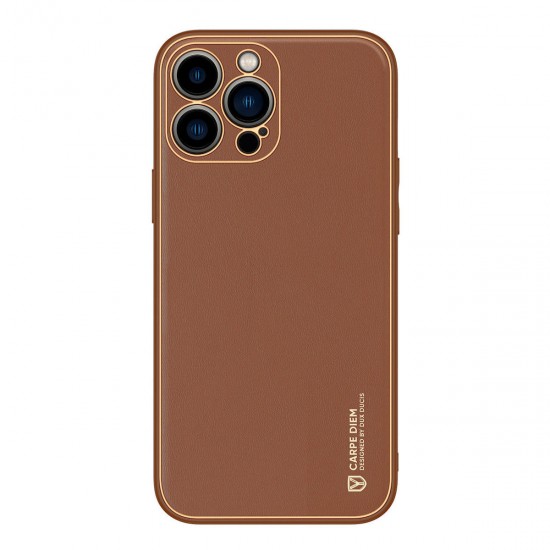 Dux Ducis Yolo Back Cover Σιλικόνης Καφέ (iPhone 14 Pro)