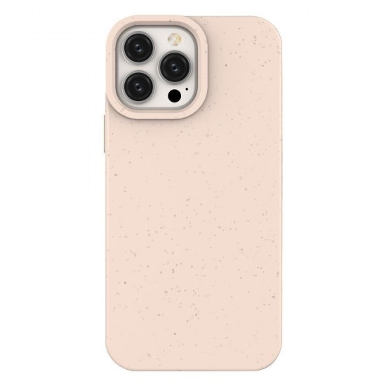 Hurtel Eco Back Cover Συνθετική Ροζ (iPhone 14 Pro)