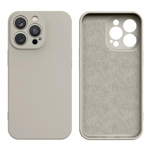 Hurtel Back Cover Σιλικόνης Μπεζ (iPhone 13)